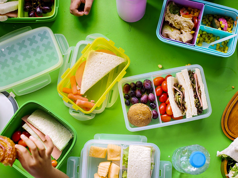 Kit Déjeuner Zéro Déchet, Boîte à Lunch à Emporter Sur Un Sac En